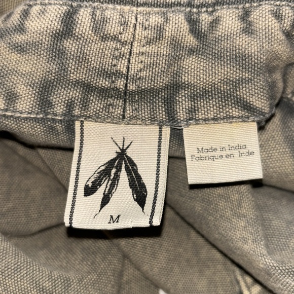 Anthropologie Three Feathers Button-Up Shirt, Size Medium - Picture 9 of 11